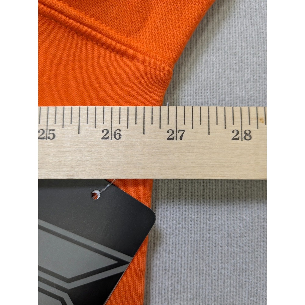 Auburn Tigers Pullover Mens 2XL XXL Orange Colosseum Sweatshirt Zip New Fleece - Picture 11 of 12